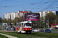 Tatra-T3SUCS #485 20-го маршрута на улице Клочковской в районе Сосновой Горки