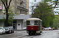 Tatra-T3SUCS #485 12-го маршрута на улице Тринклера возле проспекта Независимости