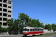 Tatra-T3SUCS #485 20-го маршрута на улице Котляра в районе улицы Чеботарской