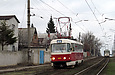 Tatra-T3A #486 27-го маршрута на улице Академика Павлова возле улицы Перекопской