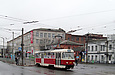 Tatra-T3A #486 27-го маршрута на площади Защитников Украины возле улицы Броненосца Потемкин