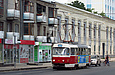 Tatra-T3SU #511 27-го маршрута на улице Молочной возле перекрестка с проспектом Гагарина