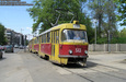 Tatra-T3SU #513-514 26-го маршрута на улице Веснина