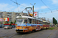 Tatra-T3SU #513-514 26-го маршрута на улице Героев труда в районе улицы Академика Павлова
