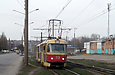 Tatra-T3SU #513-514 26-го маршрута на проспекте Тракторостроителей между улицей Танковой и улицей Хабарова