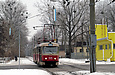 Tatra-T3SU #515-516 26-го маршрута на Московском проспекте в районе станции метро "Имени Масельского"
