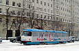 Tatra-T3SU #515 5-го маршрута на площади Конституции перед поворотом на Московский проспект