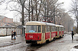 Tatra-T3SU #575-516 23-го маршрута на Московском проспекте возле станции метро "Имени Масельского"