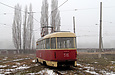 Tatra-T3SU #516 в Салтовском трамвайном депо возле производственного корпуса