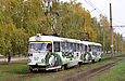 Tatra-T3SU #517-518 23-го маршрута на проспекте Тракторостроителей между остановками "606-й микрорайон" и "Улица Блюхера"