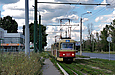 Tatra-T3SU #517-518 26-го маршрута на улице Шевченко в районе РК "Журавлевский гидропарк"