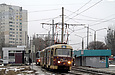 Tatra-T3SU #517-518 26-го маршрута на улице Героев труда в районе проспекта Тракторостроителей