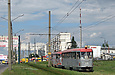 Tatra-T3SU #517-518 26-го маршрута на просп. Тракторостроителей возле пересечения с ул. Блюхера