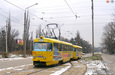 Tatra-T3SU #519-520 27-го маршрута на улице Морозова