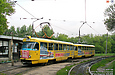 Tatra-T3SU #519-520 23-го маршрута на конечной станции "Юго-Восточная" (бывшая "Плиточный завод")