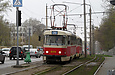 Tatra-T3SU #519-520 26-го маршрута на улице Веснина возле перекрестка с улицей Пушкинской