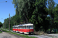 Tatra-T3SU #519-520 26-го маршрута на проспекте Тракторостроителей в районе улицы Немышлянской