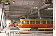 Tatra-T3SU #529 в производственном корпусе Салтовского трамвайного депо