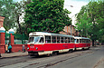 Tatra-T3SU #559-560 27-го маршрута на улице 1-й Конной армии возле Рыбасовского переулка