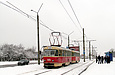 Tatra-T3SU #565-767 23-го маршрута на проспекте Тракторостроителей отправился от остановки "Сады"