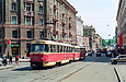 Tatra-T3SU #569-570 27-го маршрута на Московском проспекте возле переулка Короленко