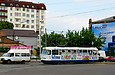 Tatra-T3SU #573 27-го маршрута на пересечении Московского проспекта и площади Восстания