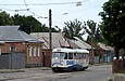 Tatra-T3SU #573 маршрута 27-Г в Семиградском въезде возле улицы Академика Павлова