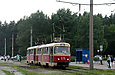 Tatra-T3SU #575-516 26-го маршрута на улице Героев труда в районе улицы Барабашова