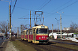 Tatra-T3SU #575-516  26-го маршрута на проспекте Тракторостроителей возле улицы Немышлянской