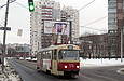 Tatra-T3SU #576 27-го маршрута на улице Гольдберговской возле улицы Александра Невского