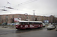 Tatra-T3SU #579 2-го маршрута на улице Кирова на перекрестке с проспектом Гагарина