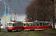 Tatra-T3SU #581-582 26-го маршрута на РК "Парк им. Горького"