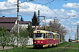 Tatra-T3SU #581-582 маршрута 16-А на улице Академика Павлова возле улицы Перекопской