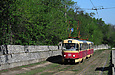 Tatra-T3SU #581-582 маршрута 16-А на Журавлевском спуске в районе улицы Пушкинской