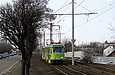 Tatra-T3SU #581-582 23-го маршрута на проспекте Тракторостроителей на спуске между улицами Краснодарской и Немышлянской