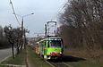 Tatra-T3SU #581-582 26-го маршрута на проспекте Тракторостроителей между улицей Танковой и улицей Хабарова