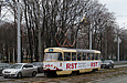 Tatra-T3SU #581 27-го маршрута на Московском проспекте возле улицы Леси Украинки