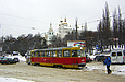 Tatra-T3SU #583 2-го маршрута на Пролетарской площади возле спуска Халтурина