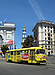 Tatra-T3SU #583 2-го маршрута поворачивает с площади Розы Люксембург на Университетскую улицу