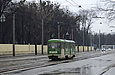 Tatra-T3SU #583 27-го маршрута на Московском проспекте в районе Спортивного переулка