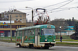 Tatra-T3SU #583 27-го маршрута на улице Академика Павлова перед перекрёстком с проспектом Московским