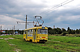 Tatra-T3SU #583 8-го маршрута на Салтовском шоcсе отправился от остановки "Улица Калининградская"
