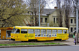 Tatra-T3SU #583 5-го маршрута на улице Плехановской в районе улицы Молодой Гвардии