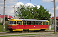 Tatra-T3SU #585 маршрута 16-А на улице Академика Павлова возле Сабуровой Дачи