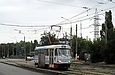 Tatra-T3SU #586 8-го маршрута на улице Морозова в районе улицы Плехановской