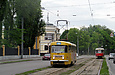 Tatra-T3SU #587 8-го маршрута на Московском проспекте в районе улицы Леси Украинки