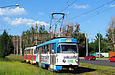 Tatra-T3SU #598-599 26-го маршрута на улице Шевченко в районе Красного въезда