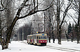 Tatra-T3SU #589-590 23-го маршрута на Московском проспекте между улицей 12-го Апреля и станцией метро "Индустриальная"