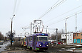Tatra-T3SU #589-590 23-го маршрута на проспекте Тракторостроителей между улицами Танковой и Хабарова
