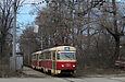 Tatra-T3SU #589-590 23-го маршрута на Московском проспекте возле улицы Свистуна